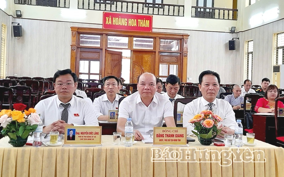 HĐND xã Hoàng Hoa Thám tổ chức kỳ họp thứ hai