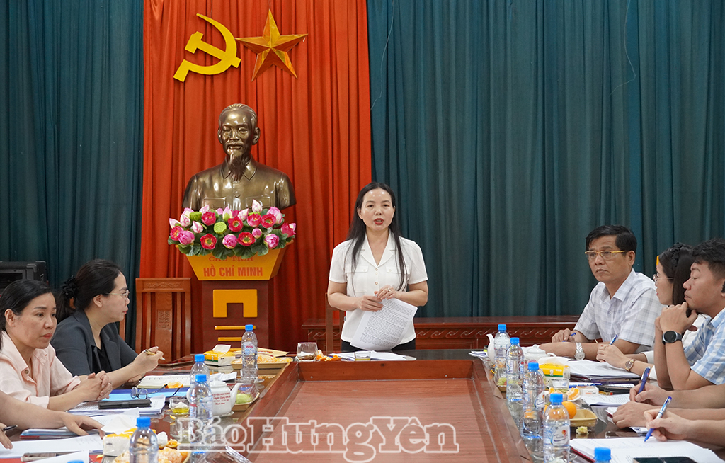 Tổ Kiểm tra số 5 của Ban Thường vụ Tỉnh ủy kiểm tra việc thực hiện Nghị quyết Đại hội Đảng