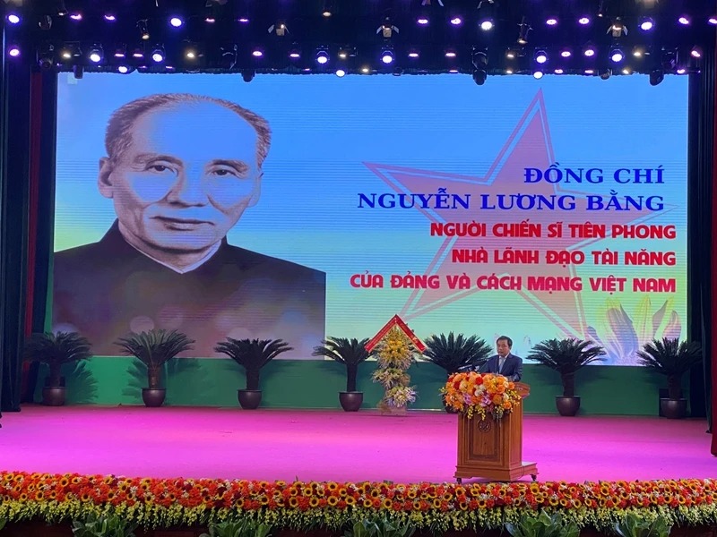 Kỷ niệm 120 năm Ngày sinh đồng chí Nguyễn Lương Bằng