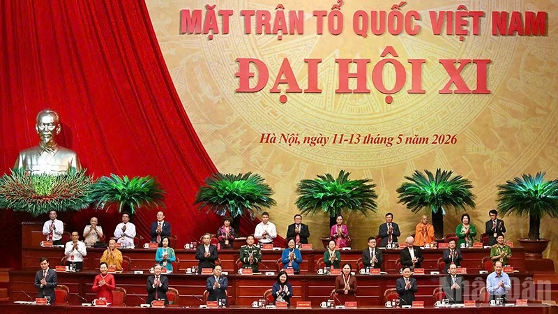 Phiên làm việc thứ nhất Đại hội đại biểu toàn quốc Mặt trận Tổ quốc Việt Nam lần thứ XI