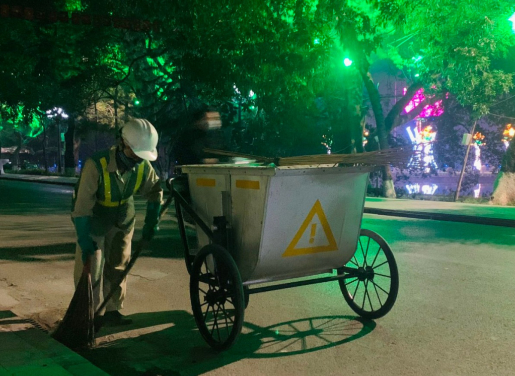 Ngày Tết của công nhân môi trường