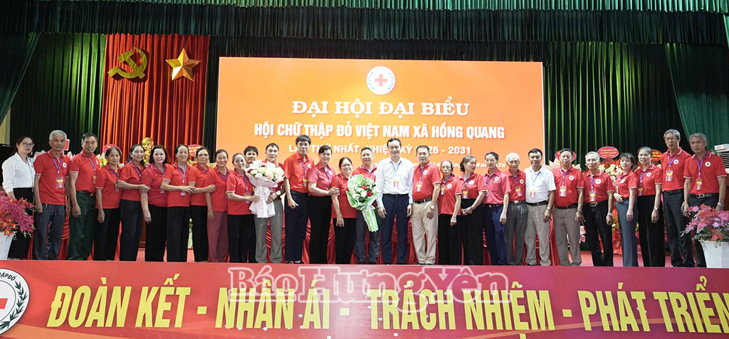 Đại hội đại biểu Hội Chữ thập đỏ xã Hồng Quang lần thứ I, nhiệm kỳ 2026 – 2031