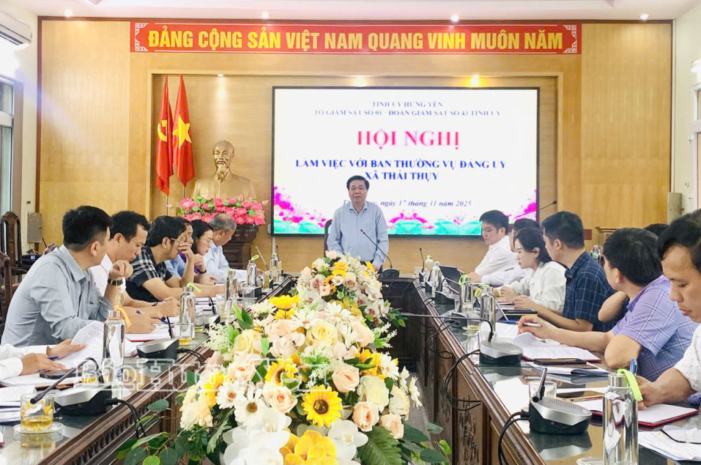 Giám sát về thực hiện Nghị quyết số 57 - NQ/TW về đột phá phát triển khoa học, công nghệ, đổi mới sáng tạo và chuyển đổi số tại xã Thái Thụy