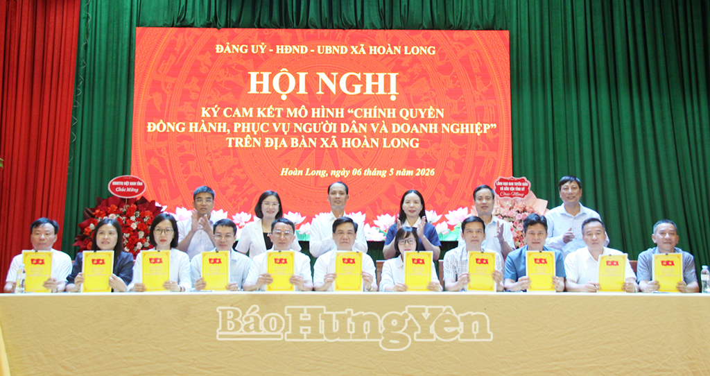 Xã Hoàn Long: Ra mắt mô hình “Dân vận khéo 1+10” và mô hình “Chính quyền đồng hành, phục vụ người dân và doanh nghiệp”