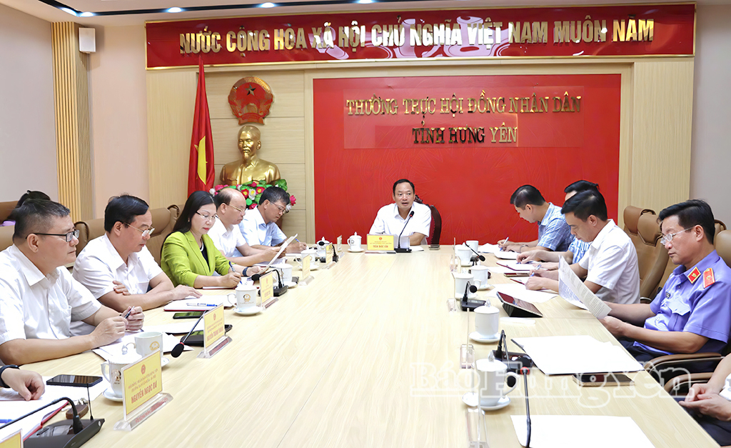 Thống nhất nội dung, chương trình kỳ họp thường lệ giữa năm 2026 của HĐND tỉnh khóa XVIII