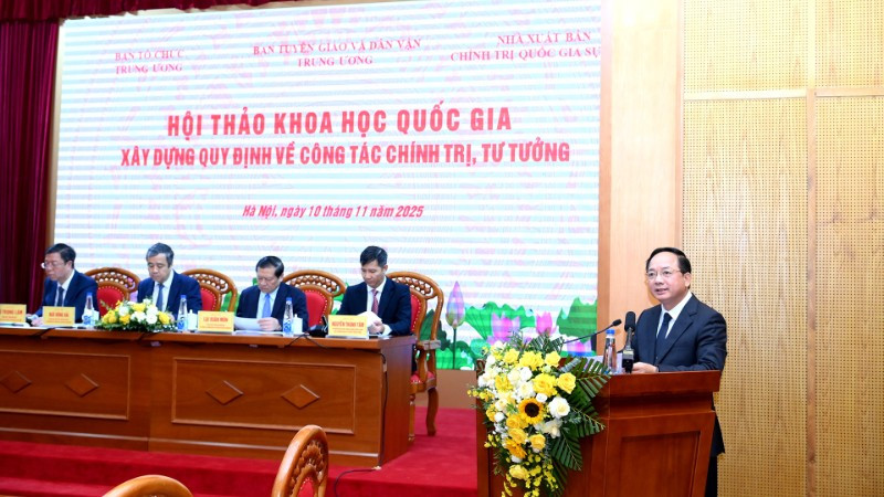 Củng cố công tác chính trị, tư tưởng của Đảng trong tình hình mới