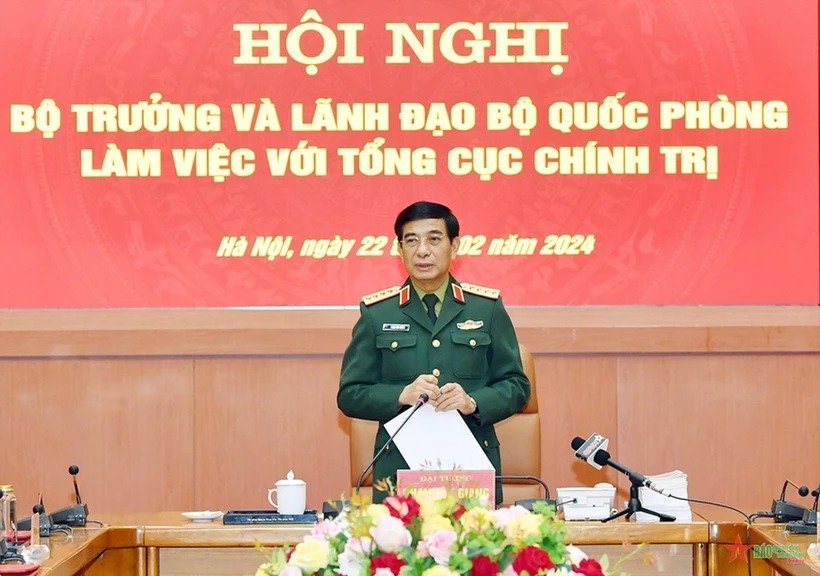Tổng cục Chính trị tiếp tục nghiên cứu xây dựng Quân đội vững mạnh