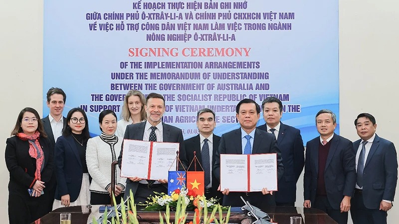 Đưa 1.000 lao động Việt Nam đi làm việc ngành nông nghiệp tại Australia trong năm 2024