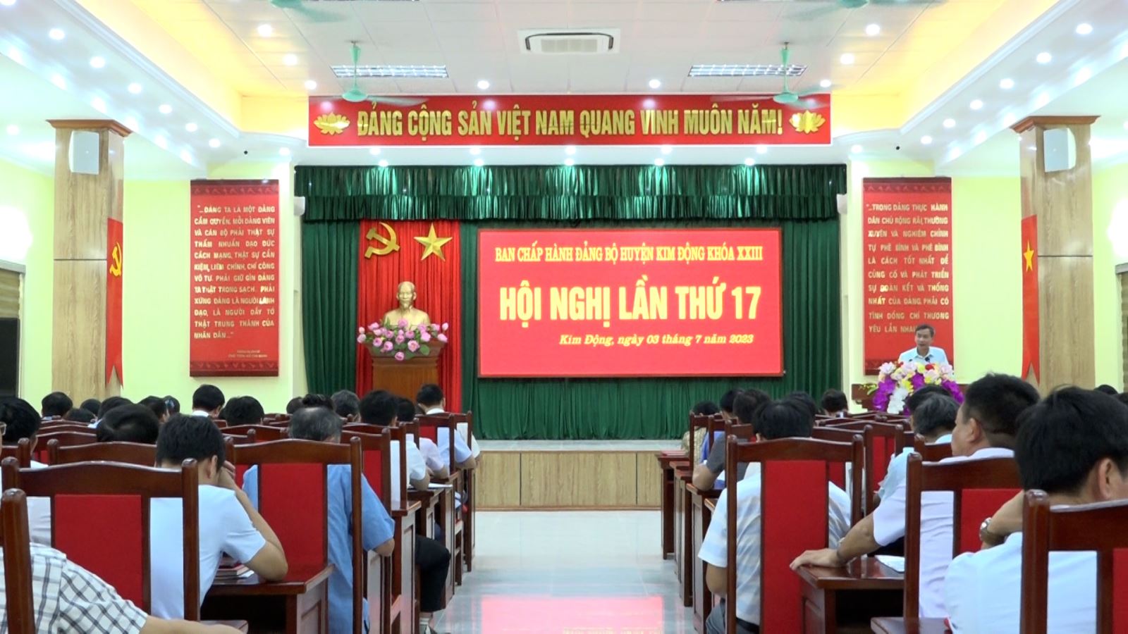 Hội nghị lần thứ 17 Ban chấp hành Đảng bộ huyện Kim Động khóa XXIII